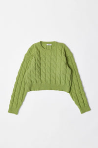 MOD REF Apple Green Becks Sweater